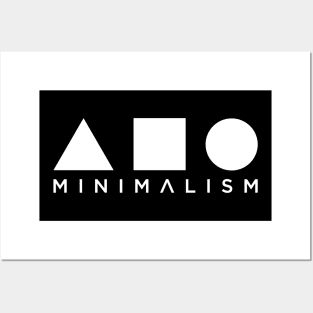 Evolving Minimalism - triangle, square, and circle Posters and Art